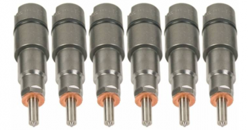 Set of 6 Brand New Genuine Bosch OE Injectors 235 HP 5 Speed